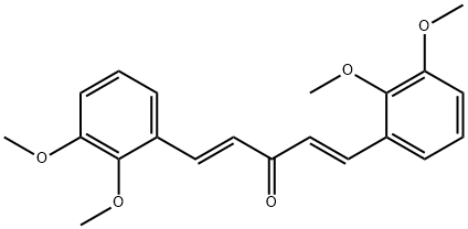 1,4-PENTADIEN-3-ONE, 1,5-BIS(2,3-DIMETHOXYPHENYL)-, (1E,4E)- 结构式