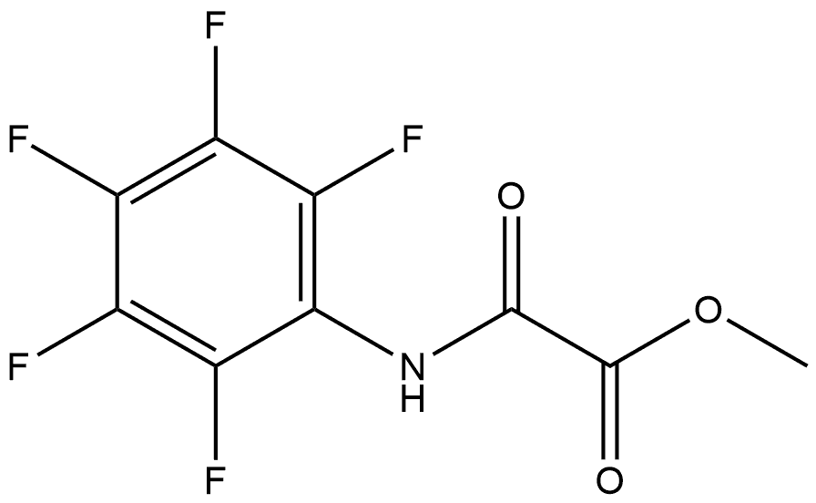 methyl [(2,3,4,5,6-pentafluorophenyl)carbamoyl]formate 结构式