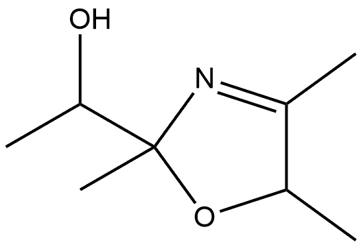 1-(2,4,5-三甲基-2,5-二氢噁唑-2-基)-乙醇 结构式