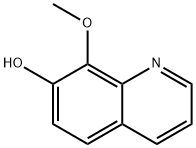 8-甲氧基喹啉-7-醇 结构式