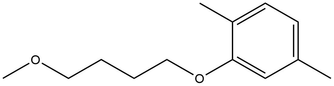 2-(4-Methoxybutoxy)-1,4-dimethylbenzene 结构式