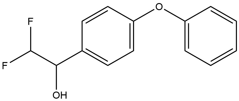 α-(Difluoromethyl)-4-phenoxybenzenemethanol 结构式