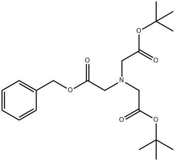 Glycine, N,N-bis[2-(1,1-dimethylethoxy)-2-oxoethyl]-, phenylmethyl ester 结构式
