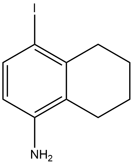 4-碘-5,6,7,8-四氢萘-1-胺 结构式