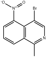 Isoquinoline, 4-bromo-1-methyl-5-nitro- 结构式