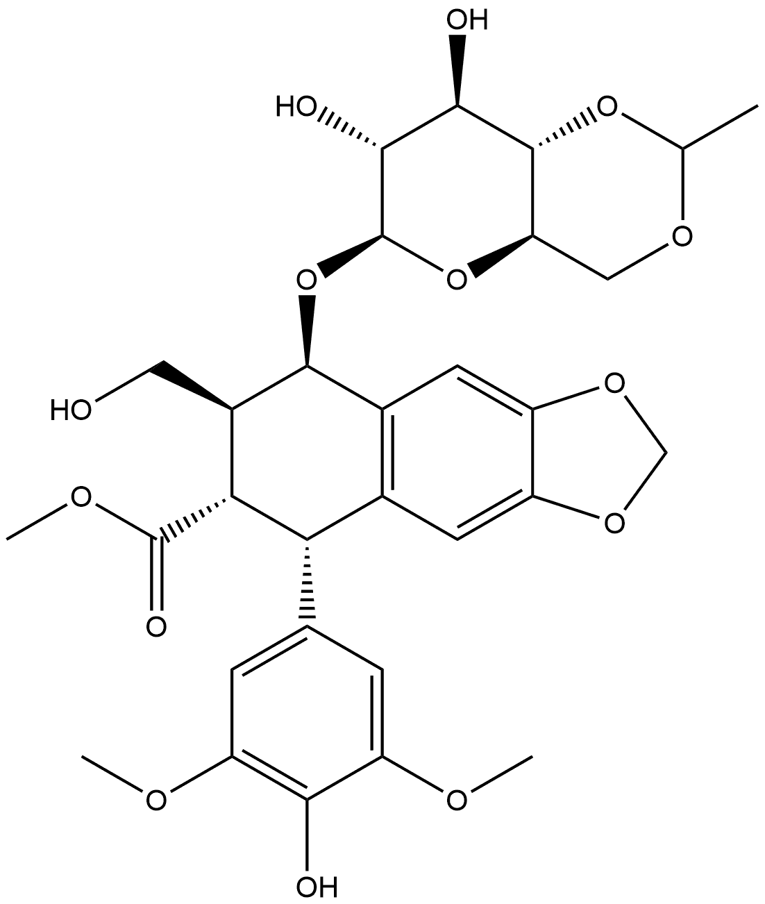 依托泊苷杂质6 结构式