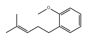 Benzene, 1-methoxy-2-(4-methyl-3-penten-1-yl)- 结构式