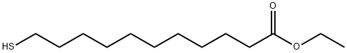 UNDECANOIC ACID, 11-MERCAPTO-, ETHYL ESTER 结构式