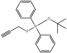 Silane, (1,1-dimethylethoxy)diphenyl(2-propynyloxy)- (9CI) 结构式