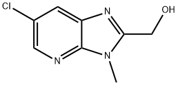 3H-Imidazo[4,5-b]pyridine-2-methanol, 6-chloro-3-methyl- 结构式