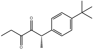 3,4-Hexanedione, 2-[4-(1,1-dimethylethyl)phenyl]-, (S)- (9CI) 结构式