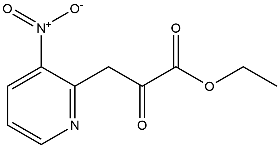 2-PYRIDINEPROPANOIC ACID, 3-NITRO-Α-OXO-, ETHYL ESTER 结构式