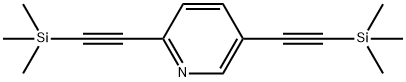 Pyridine, 2,5-bis[2-(trimethylsilyl)ethynyl]- 结构式