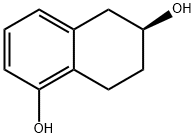 1,6-Naphthalenediol, 5,6,7,8-tetrahydro-, (6S)- 结构式