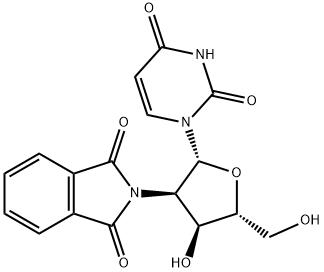 Uridine, 2'-deoxy-2'-(1,3-dihydro-1,3-dioxo-2H-isoindol-2-yl)- (9CI) 结构式