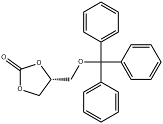 1,3-Dioxolan-2-one, 4-[(triphenylmethoxy)methyl]-, (4R)- 结构式