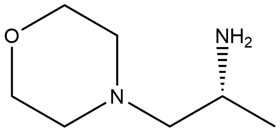 (R)-1-morpholinopropan-2-amine 结构式