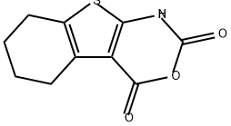 2H-[1]Benzothieno[2,3-d][1,3]oxazine-2,4(1H)-dione, 5,6,7,8-tetrahydro- 结构式