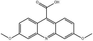 9-Acridinecarboxylic acid, 3,6-dimethoxy- 结构式
