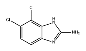 1H-Benzimidazol-2-amine, 6,7-dichloro- 结构式