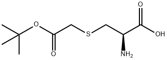 S-(2-(叔丁氧基)-2-氧乙基)-L-半胱氨酸 结构式