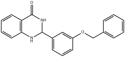 2-(3-(Benzyloxy)phenyl)-2,3-dihydroquinazolin-4(1H)-one 结构式