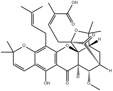 莫罗利酸 结构式