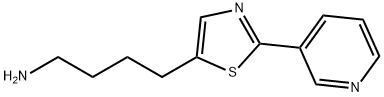 5-Thiazolebutanamine, 2-(3-pyridinyl)- 结构式