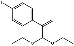 Benzene, 1-[1-(diethoxymethyl)ethenyl]-4-fluoro- 结构式
