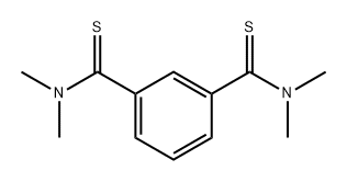 1,3-苯二硫代二胺,N1,N1,N3,N3-四甲基 结构式