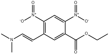 Benzoic acid, 5-[(1E)-2-(dimethylamino)ethenyl]-2,4-dinitro-, ethyl ester 结构式