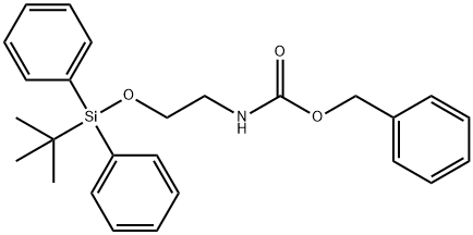 Carbamic acid, [2-[[(1,1-dimethylethyl)diphenylsilyl]oxy]ethyl]-, phenylmethyl ester (9CI) 结构式