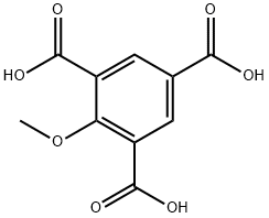 2-甲氧基-1,3,5-苯三甲酸 结构式