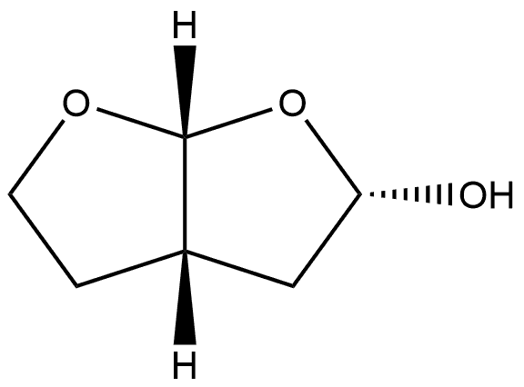 (2S,3AS,6AR)-六氢呋喃[2,3-B]呋喃-2-醇 结构式