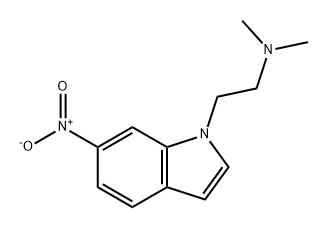 1H-Indole-1-ethanamine, N,N-dimethyl-6-nitro- 结构式