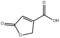 3-Furancarboxylic acid, 2,5-dihydro-5-oxo- 结构式