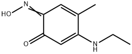 3,5-Cyclohexadiene-1,2-dione, 4-(ethylamino)-5-methyl-, 1-oxime (9CI, ACI) 结构式