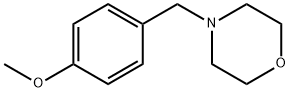 吗啉,4-[(4-甲氧基苯基)甲基]- 结构式