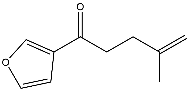 1-(3-Furanyl)-4-methyl-4-penten-1-one 结构式