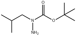 Hydrazinecarboxylic acid, 1-(2-methylpropyl)-, 1,1-dimethylethyl ester 结构式