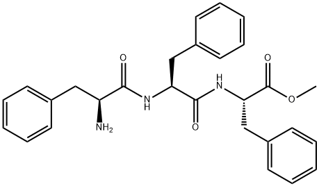 L-Phenylalanine, L-phenylalanyl-L-phenylalanyl-, methyl ester 结构式