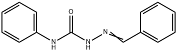 1-[(E)-Benzylideneamino]-3-phenyl-urea 结构式
