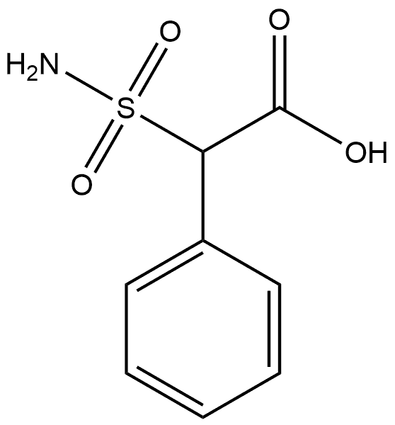 2-phenyl-2-sulfamoylacetic acid 结构式