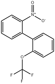 1,1'-Biphenyl, 2-nitro-2'-(trifluoromethoxy)- 结构式