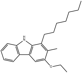 9H-Carbazole, 3-ethoxy-1-heptyl-2-methyl- 结构式
