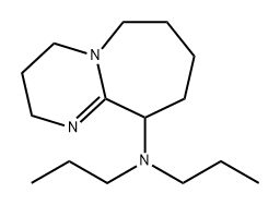 Pyrimido[1,2-a]azepin-10-amine, 2,3,4,6,7,8,9,10-octahydro-N,N-dipropyl- 结构式