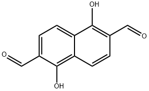 1,5-二羟基萘-2,6-二甲醛 结构式