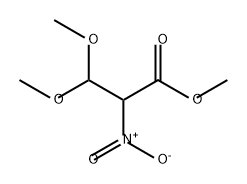 Propanoic acid, 3,3-dimethoxy-2-nitro-, methyl ester 结构式