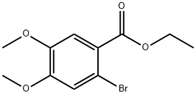 Benzoic acid, 2-bromo-4,5-dimethoxy-, ethyl ester 结构式