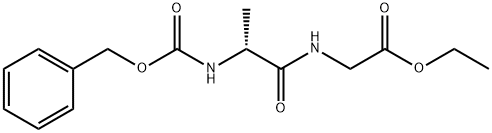 Glycine, N-[(phenylmethoxy)carbonyl]-D-alanyl-, ethyl ester 结构式